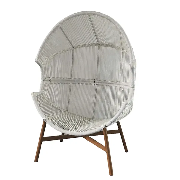2.Modern PE Rattan Outdoor Egg Chair