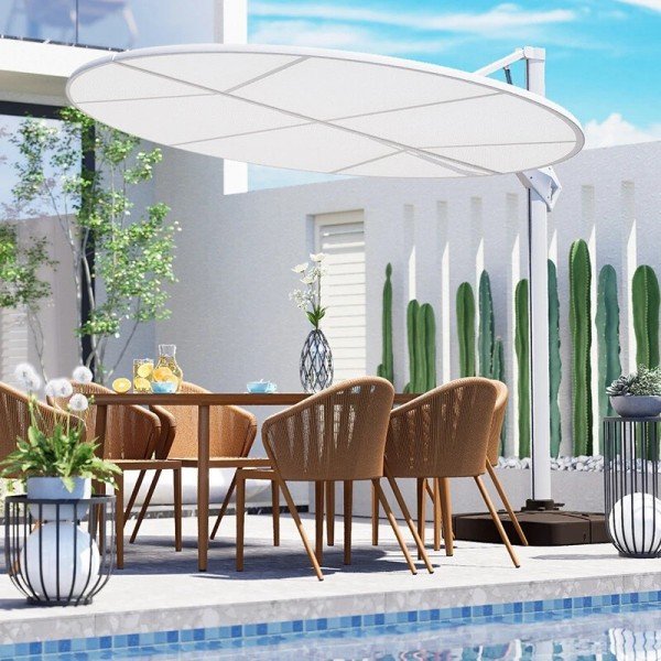 3.Adjustable Patio Butterfly Umbrella