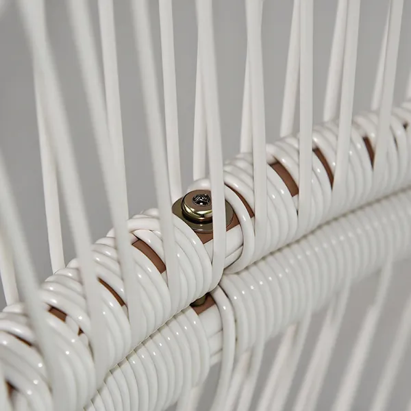 1.Details of the Modern PE Rattan Outdoor Egg Chair