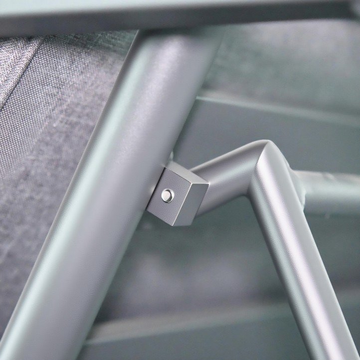 4.Modern Outdoor Swing with Sunshade and Comfortable Cushions