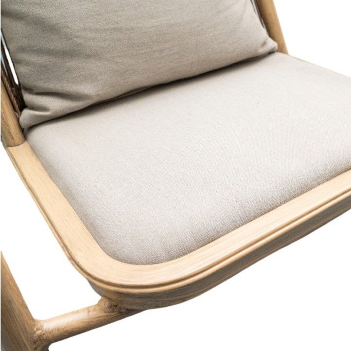 Aluminum Outdoor Chaise Lounge with Cushion and Ottoman cushions