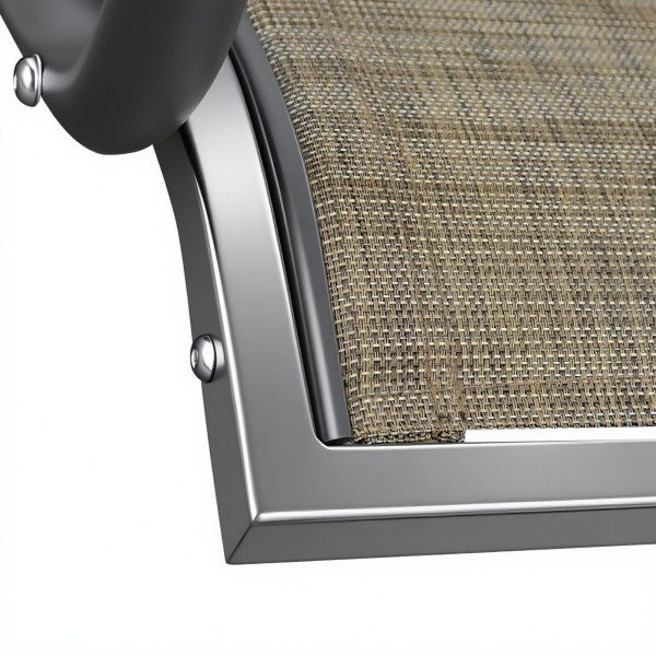 2.Aluminum Swing Chair with Shade Canopy for Garden & Patio Detail