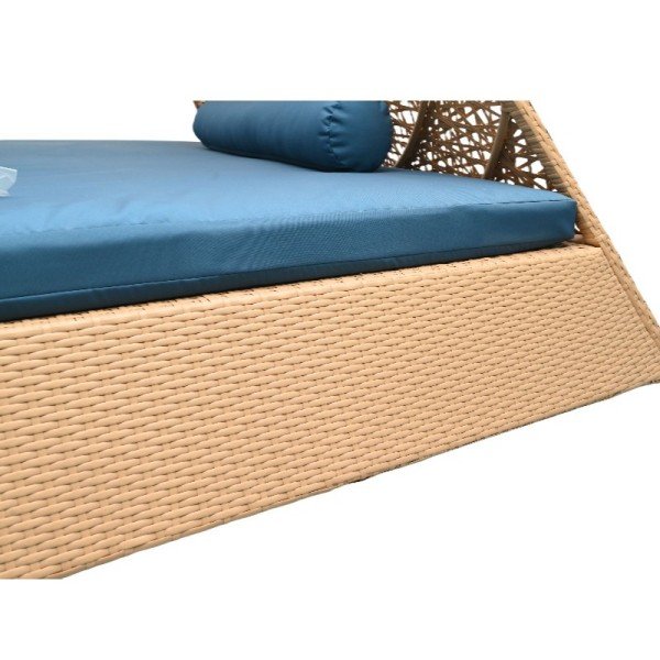 Rattan Outdoor Canopy Daybed Stylish Rattan Lounge Chair Base