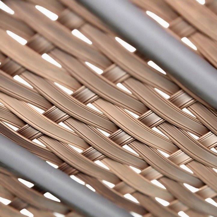 6.Modern Outdoor Swing with Sunshade and Comfortable Cushions