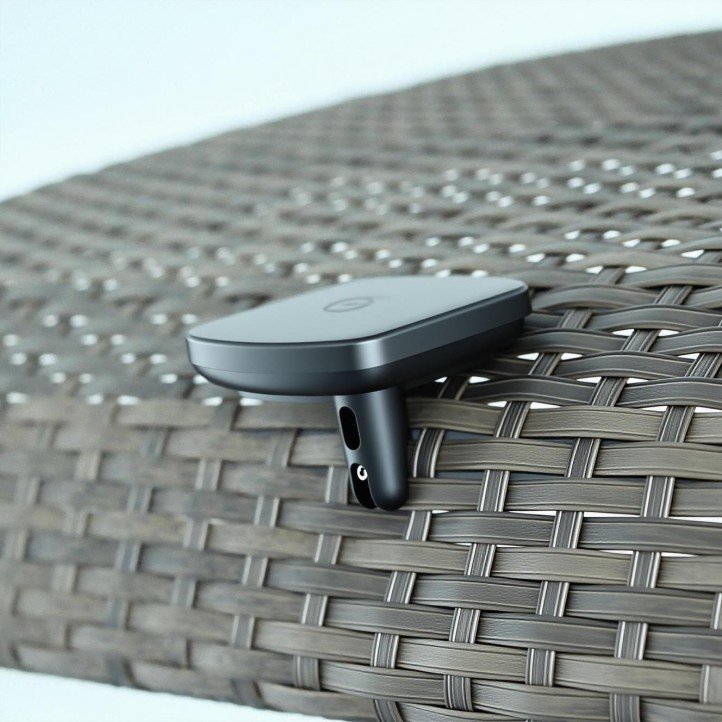 7.Modern Outdoor Swing with Sunshade and Comfortable Cushions