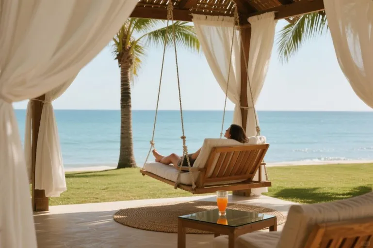 Application-of-Outdoor-Swing-in-Resorts