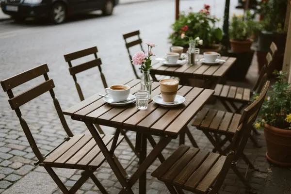 Application-of-Teak-Outdoor-Furniture-in-Cafes
