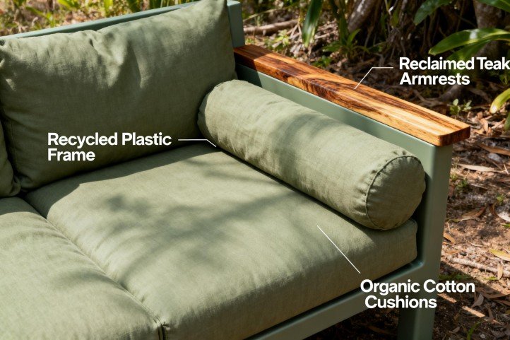 eco-friendly outdoor sofa materials