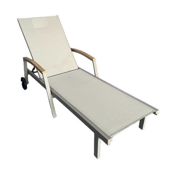 2.Modern Aluminum Chaise Lounge Chair with Wheels (1)