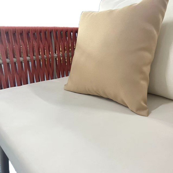 3.3-Piece Modern Outdoor Rope Sofa Set