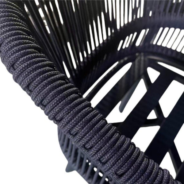 3.7-Piece Modern Outdoor Dining Set for 6