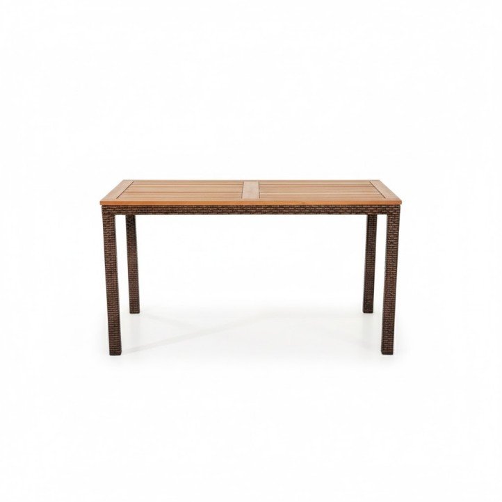 3.9-Piece Outdoor Wicker Dining Cube Set