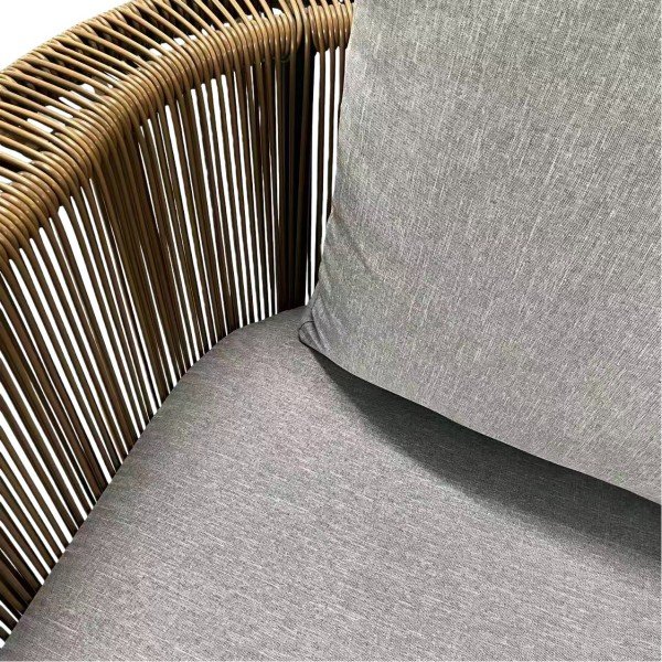 3.Contemporary Barrel Wicker Porch Chair