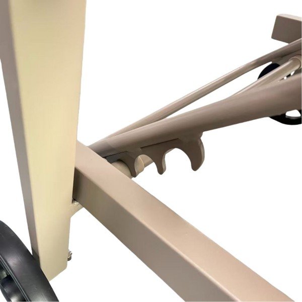 3.Modern Aluminum Chaise Lounge Chair with Wheels