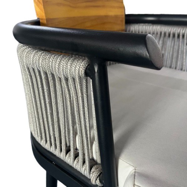 4.3-Piece Modern Outdoor Bistro Table and Chairs Set