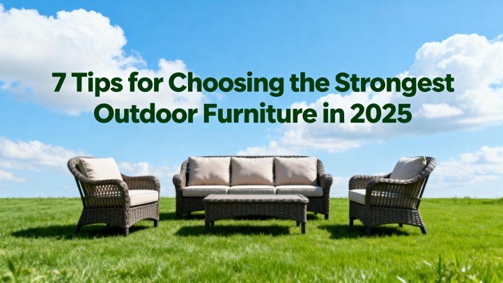 7 Tips for Choosing the Strongest Outdoor Furniture in 2025