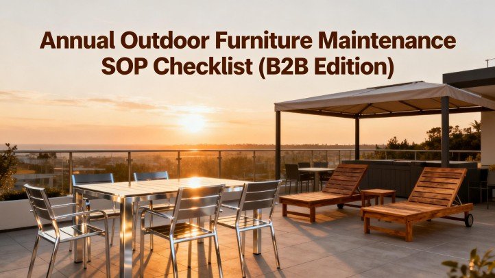 Annual Outdoor Furniture Maintenance SOP Checklist (B2B Edition)