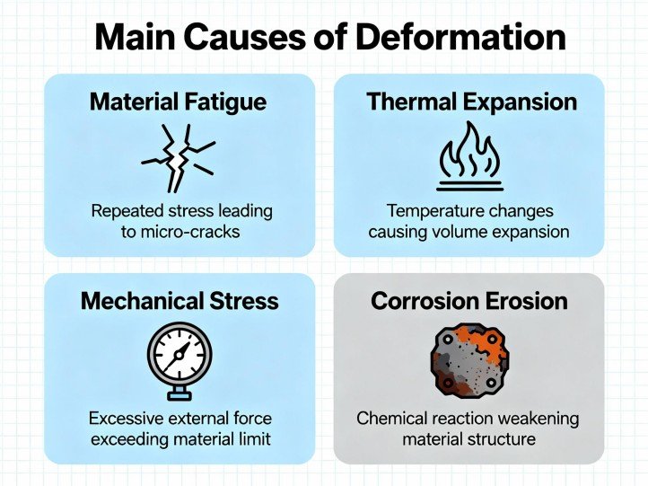 Main Causes of Deformation