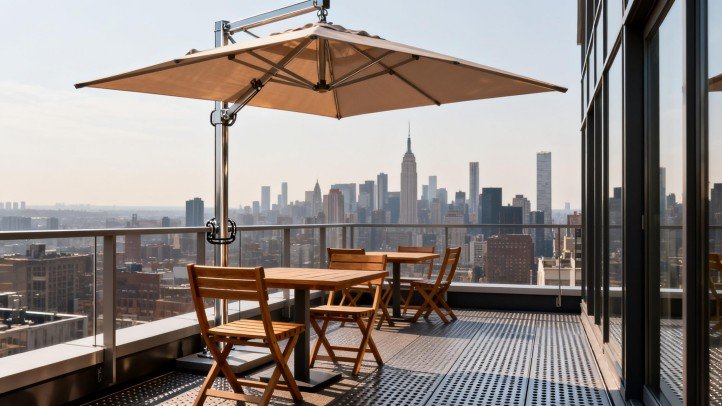 Securing furniture in patio