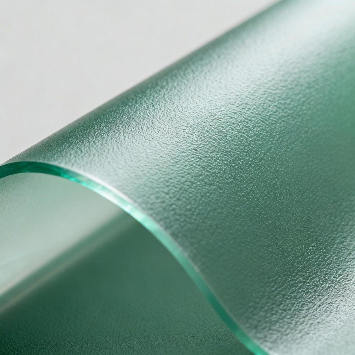 Color-through HDPE with HALS UV stabilizers—surface texture close-up
