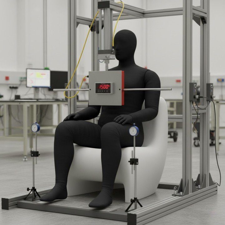 Overturning stability test per EN 1022 / ISO 7174