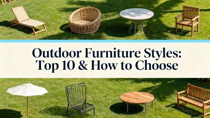 10 Outdoor Furniture Styles Trending Now (and How to Choose)