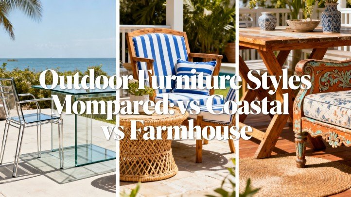 Outdoor Furniture Styles Compared Modern vs Coastal vs Farmhouse