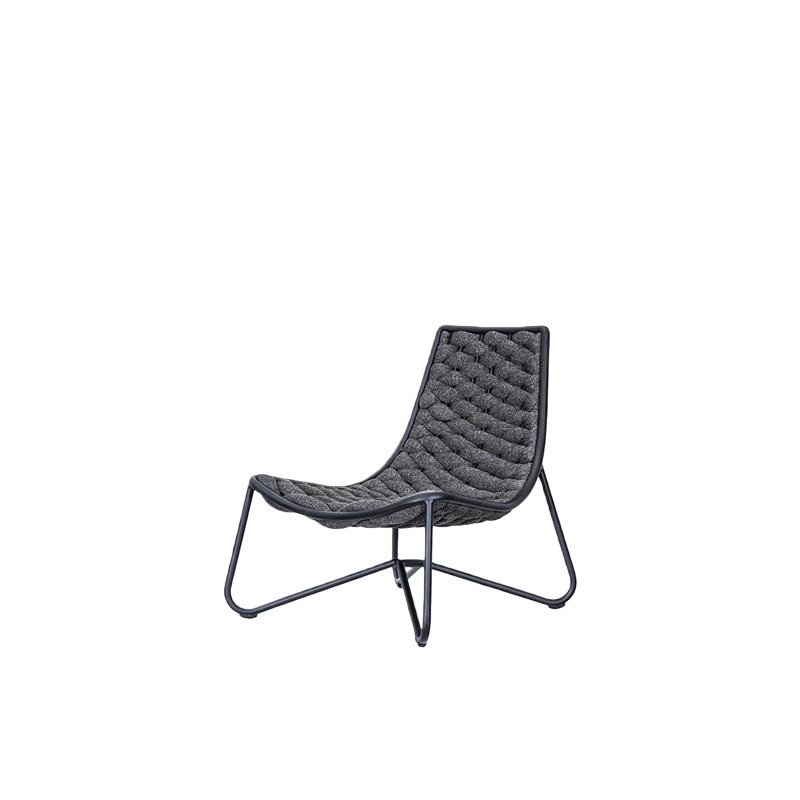Outdoor Sofa Lounge Chair Chunky Rope V Base