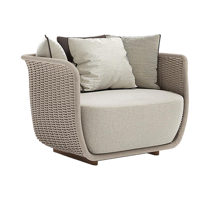 Rope Outdoor Sofa Armchair Round Tub Woven