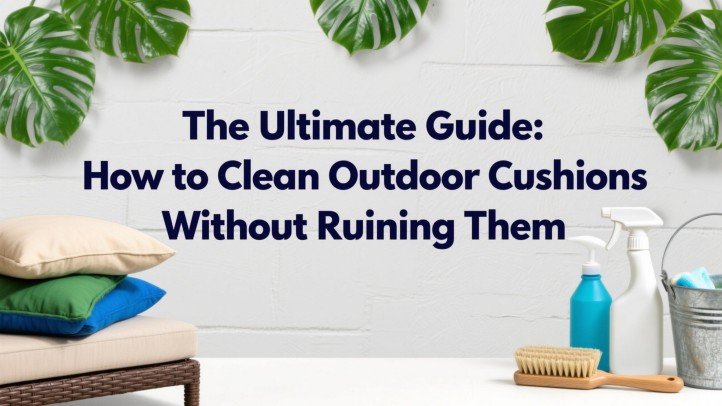 The Ultimate Guide How to Clean Outdoor Cushions Without Ruining Them