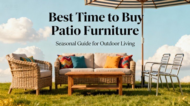 Best Time to Buy Patio Furniture by Month and Season
