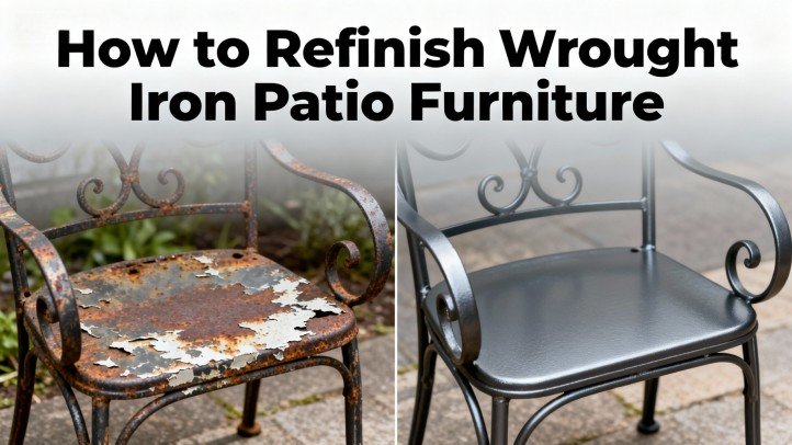 How to Refinish Wrought Iron Patio Furniture: A Beginner-Safe, Rust-Proof Method (Tools, Costs, Step-by-Step)