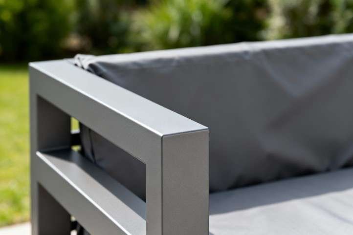 powder‑coated aluminum frame for covered outdoor sofa
